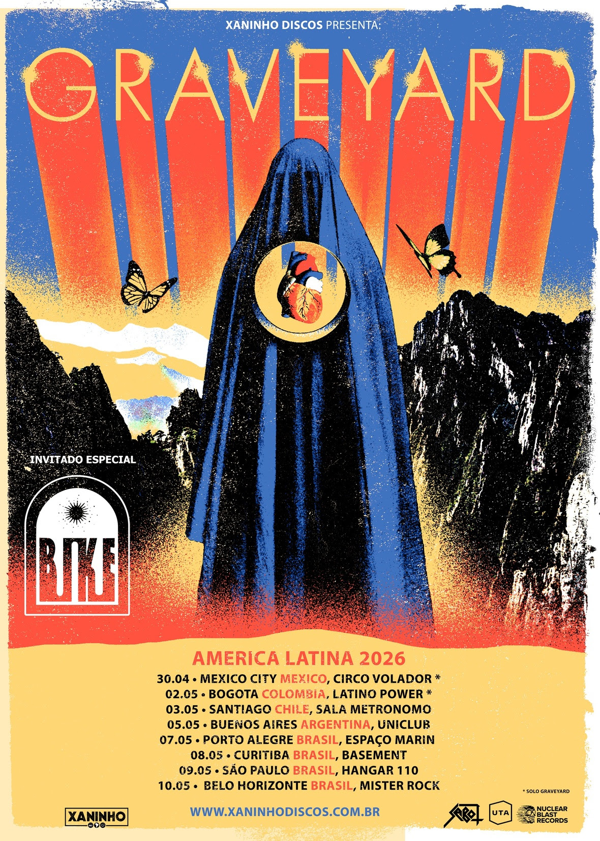 Suecos do Graveyard voltam ao Brasil com seu vintage hard rock para quatro shows em maio