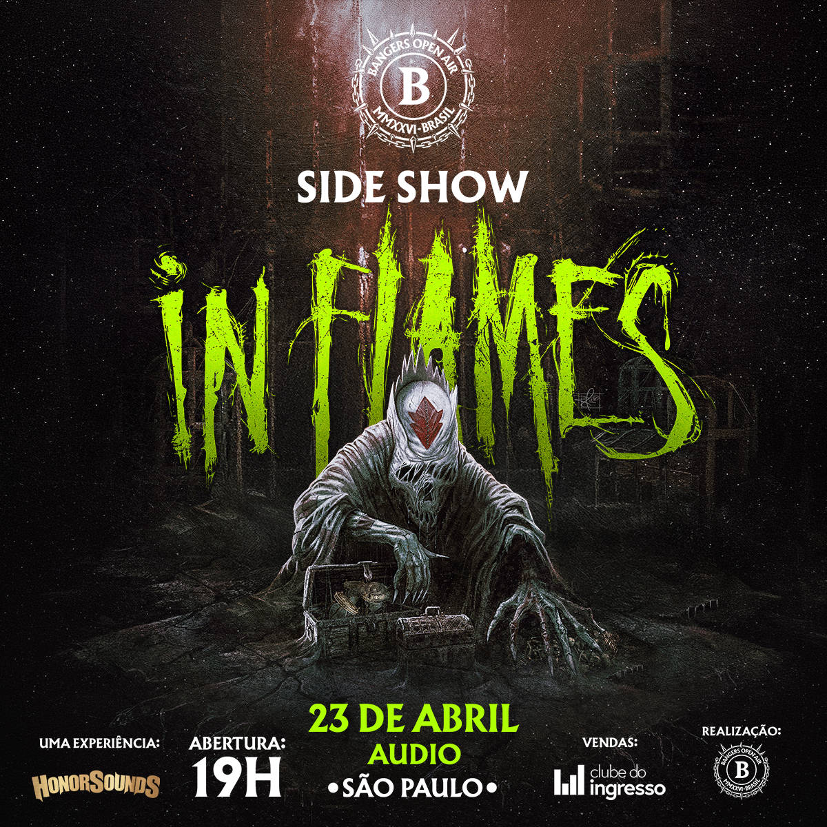 IN FLAMES CONFIRMA APRESENTAÇÃO EM SÃO PAULO