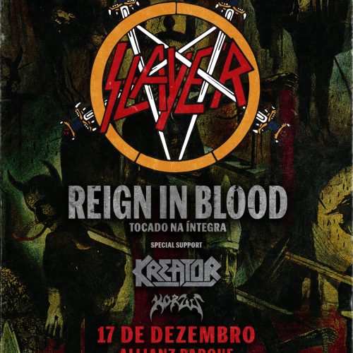 Slayer faz show único em São Paulo para celebrar os 40 anos da obra-prima “Reign In Blood”